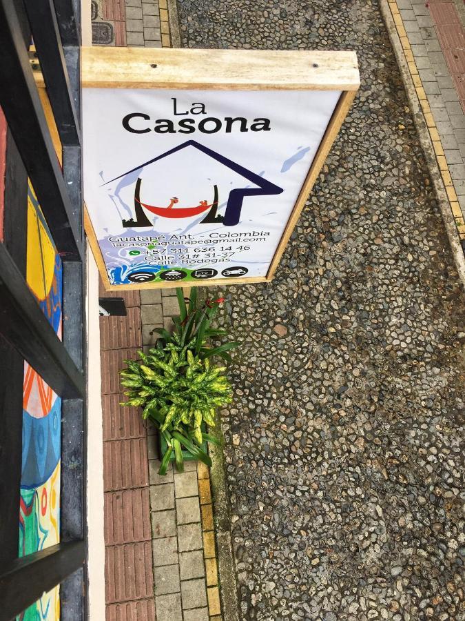 La Casona Hostel Guatapé Exteriör bild