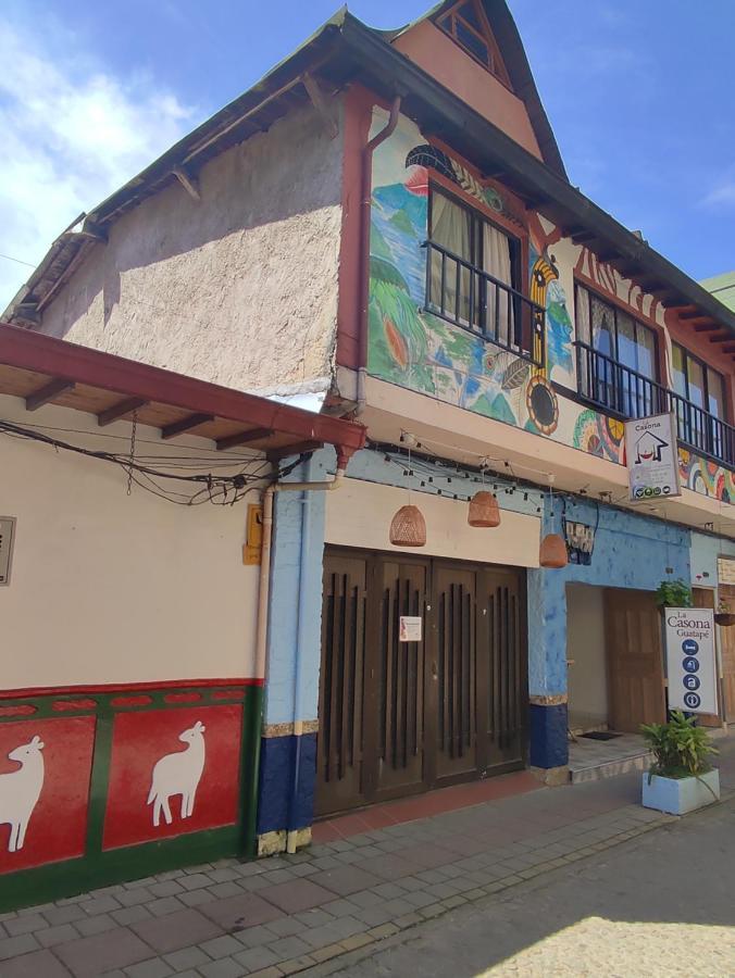 La Casona Hostel Guatapé Exteriör bild
